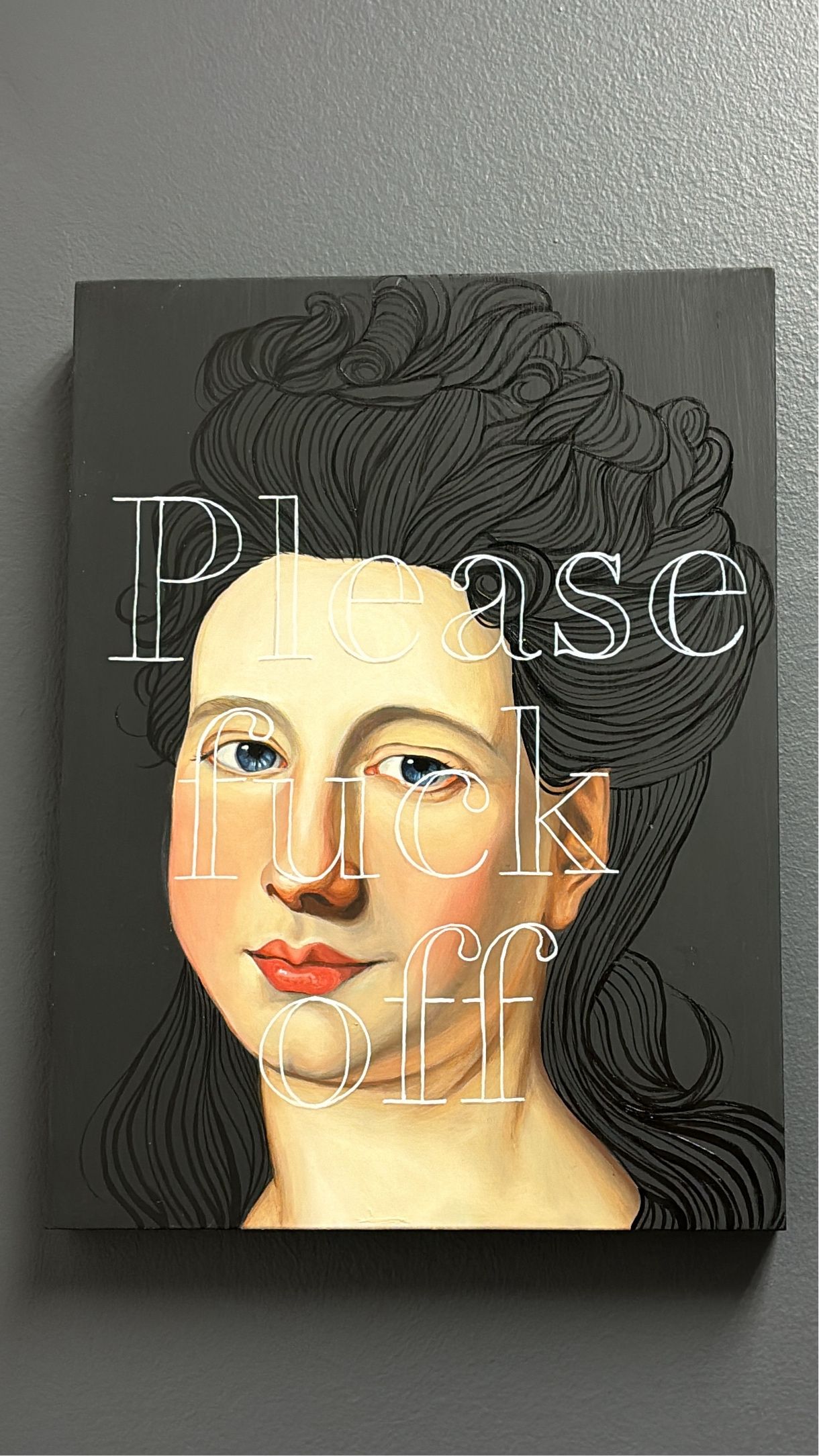 Please fuck off painting