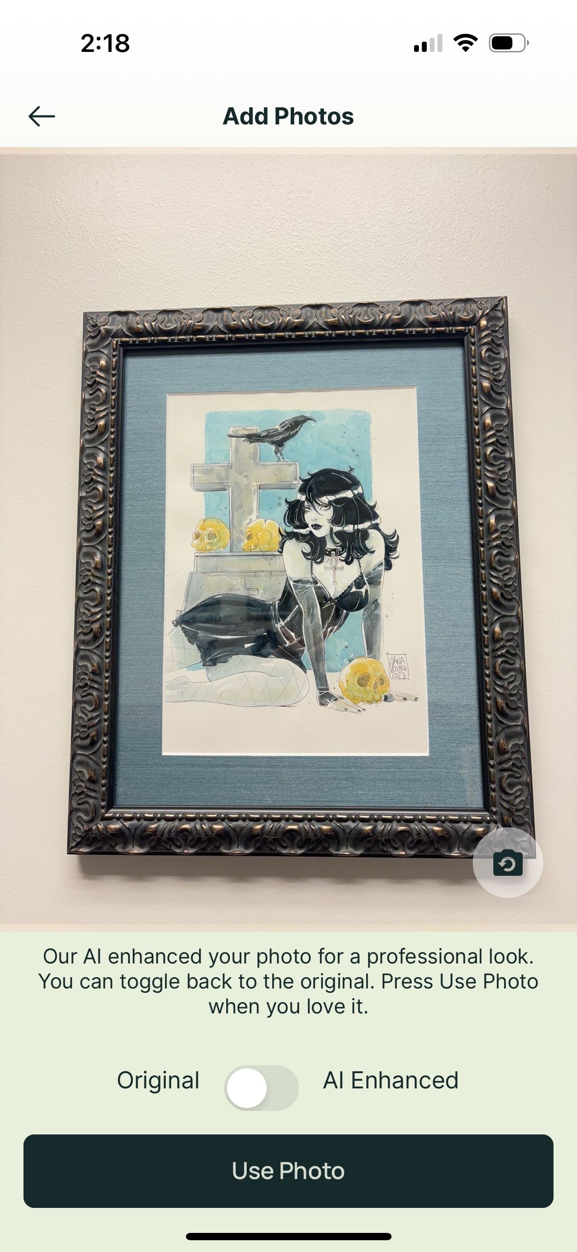 Death Commission watercolour by Luana Vecchio