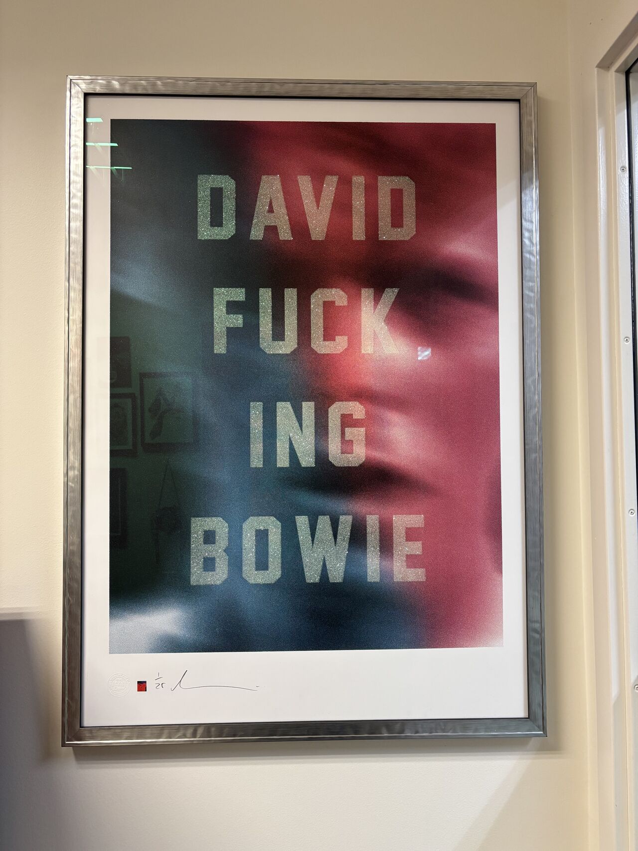 David Fucking Bowie poster
