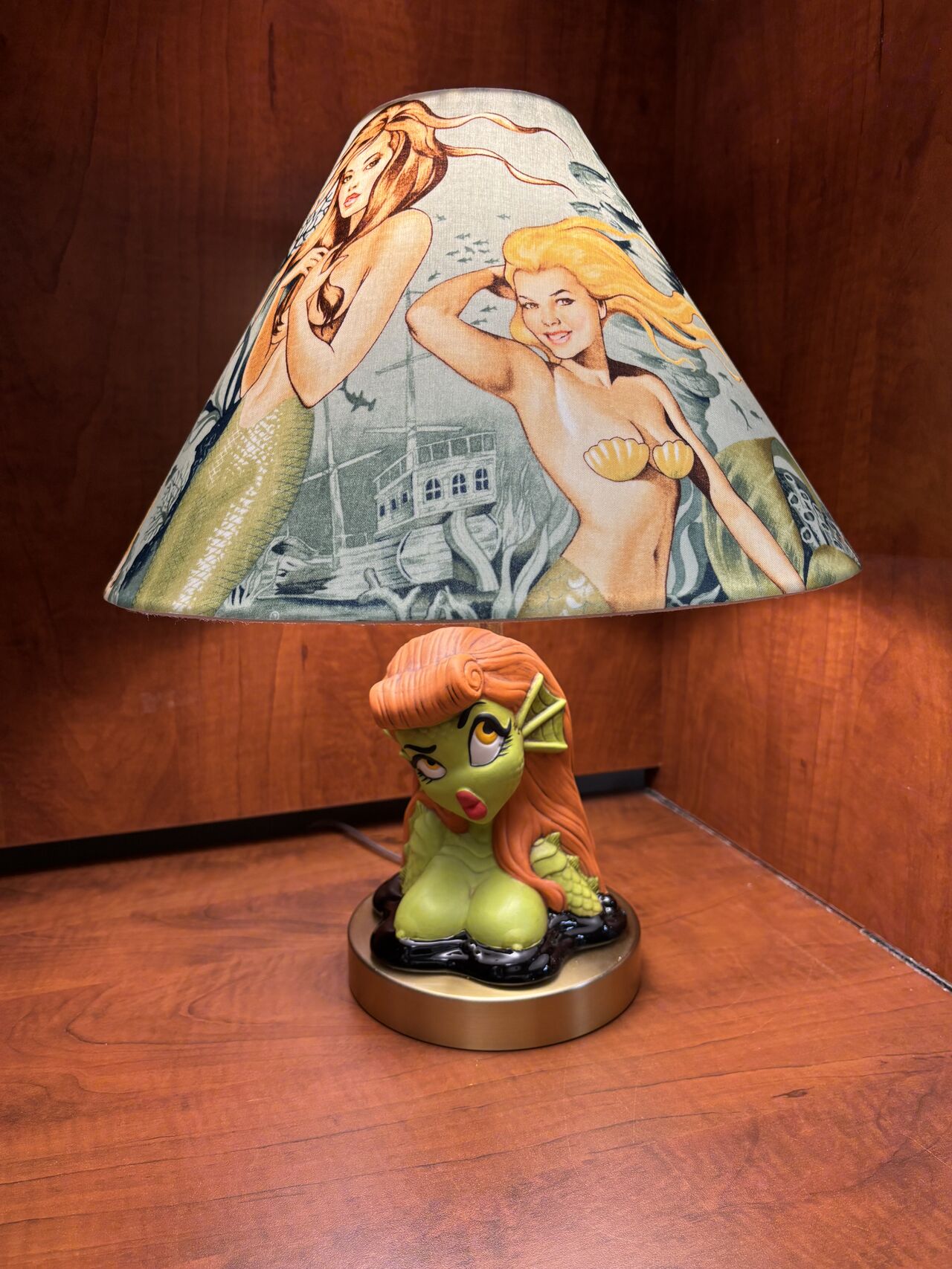 Candy Weil tiki mug lamp