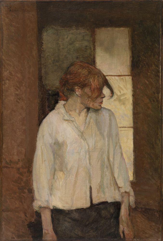 A Montrouge - Rosa La Rouge by Henri de Toulouse-Lautrec