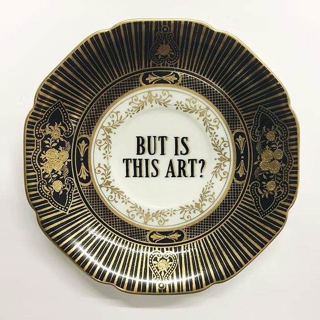 Marie-Claude Marquis found plate art